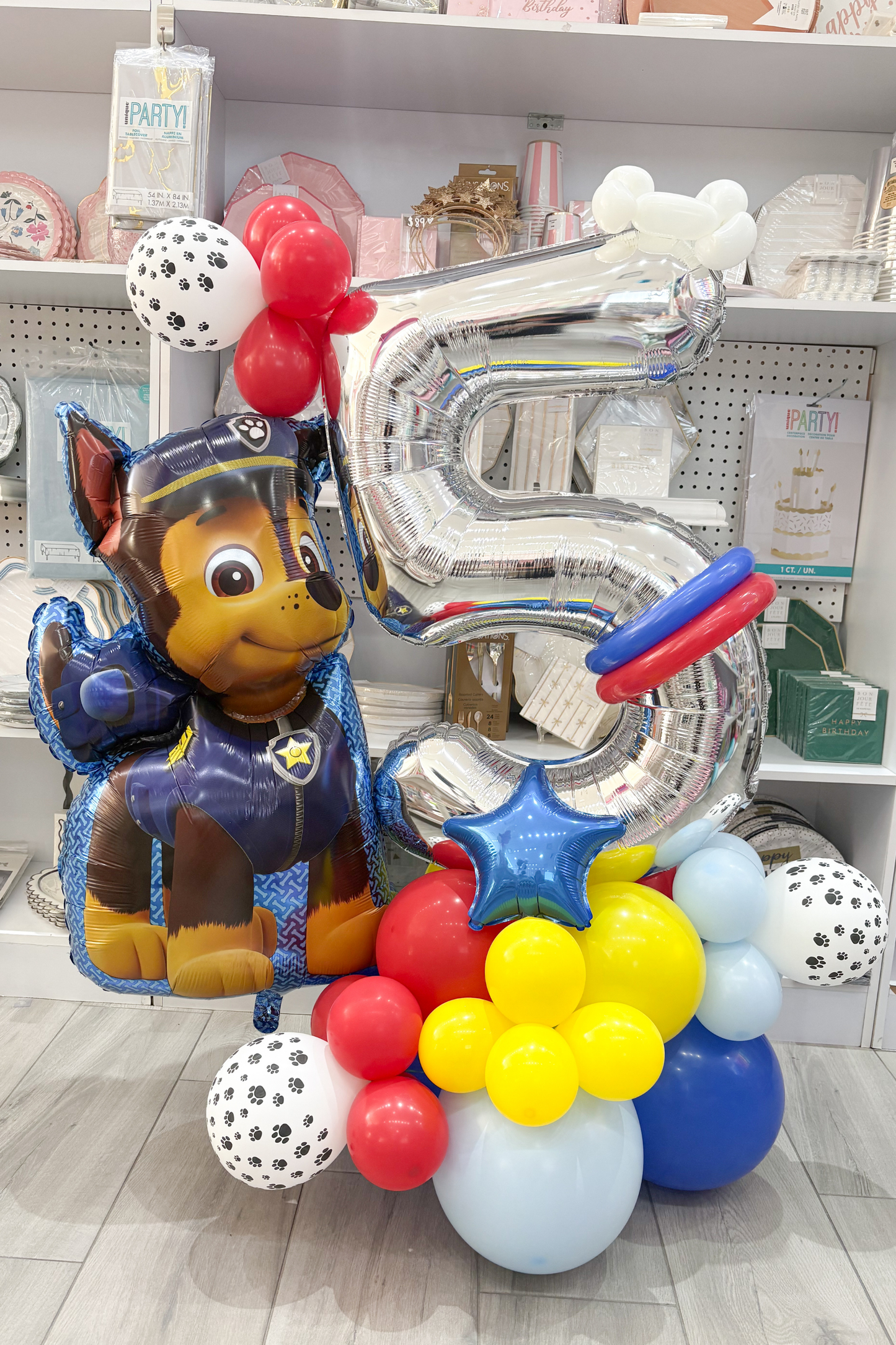 BOUQUET DE NUMERO PAW PATROL