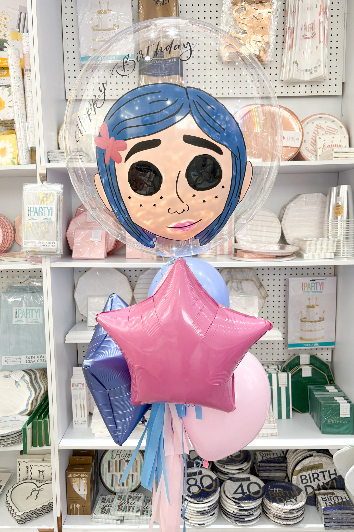 BURBUJA GRANDE PINTADA CORALINE