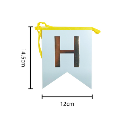 Banderín Happy Birthday Foil