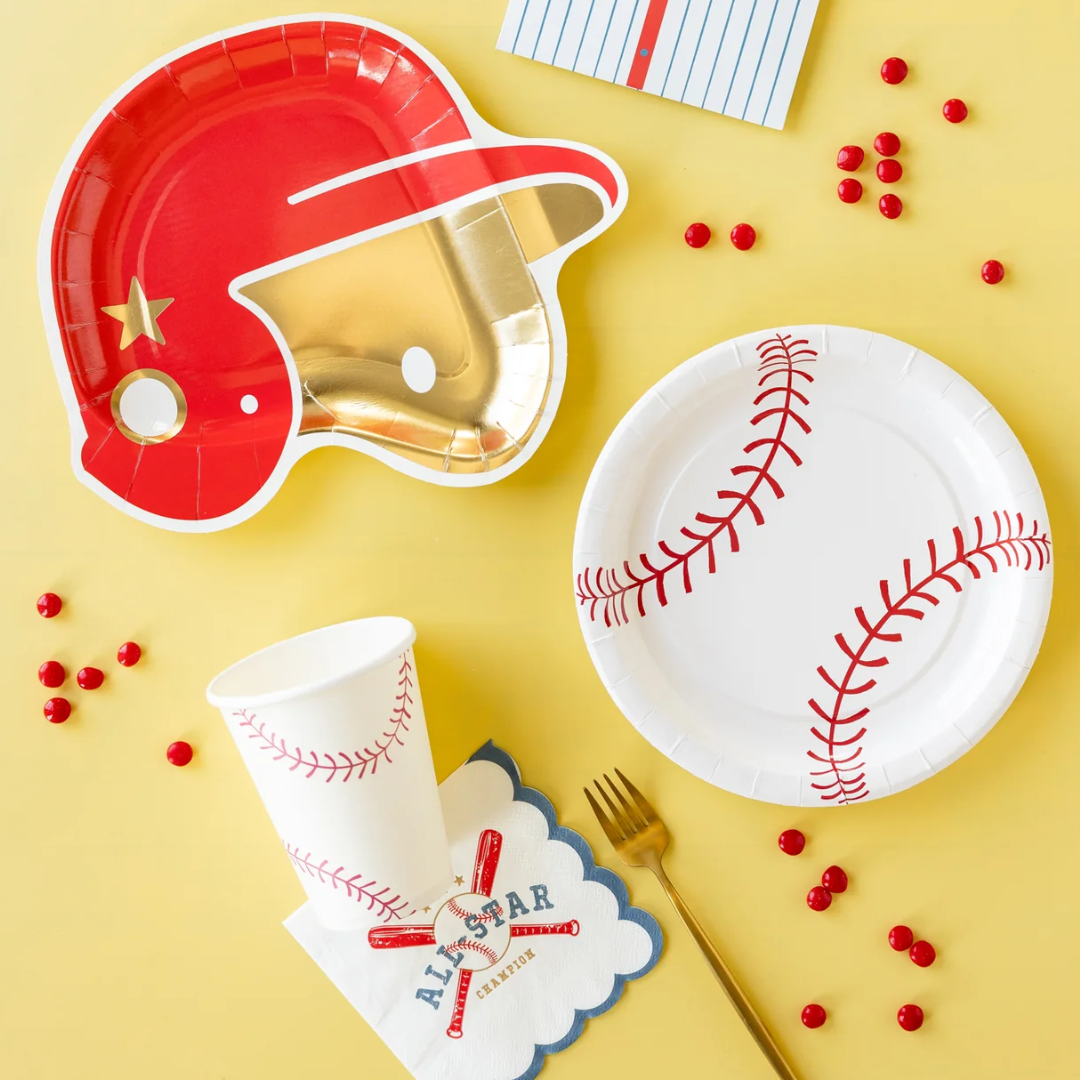 Baseball Paper Plate