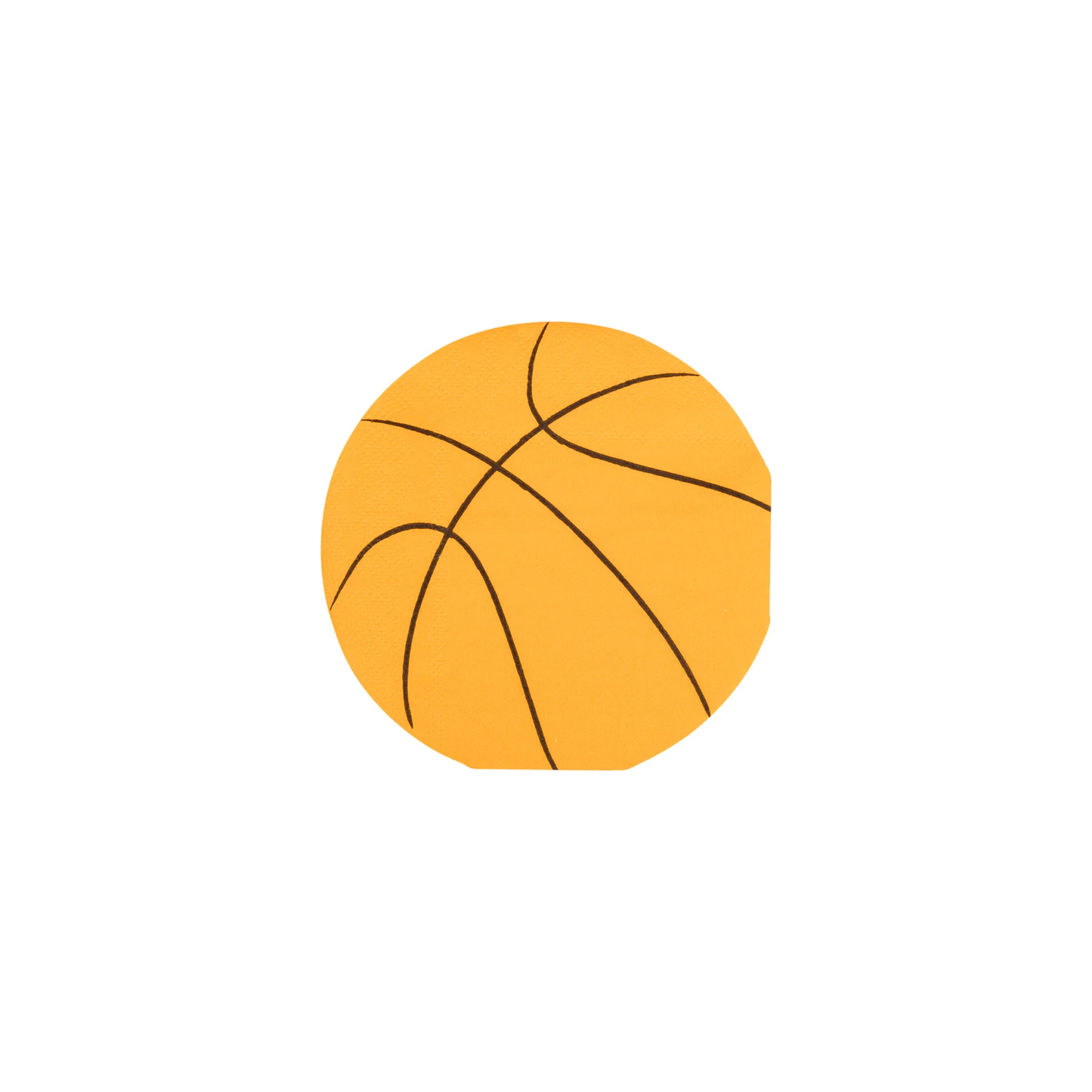 Basketball Shaped Napkins