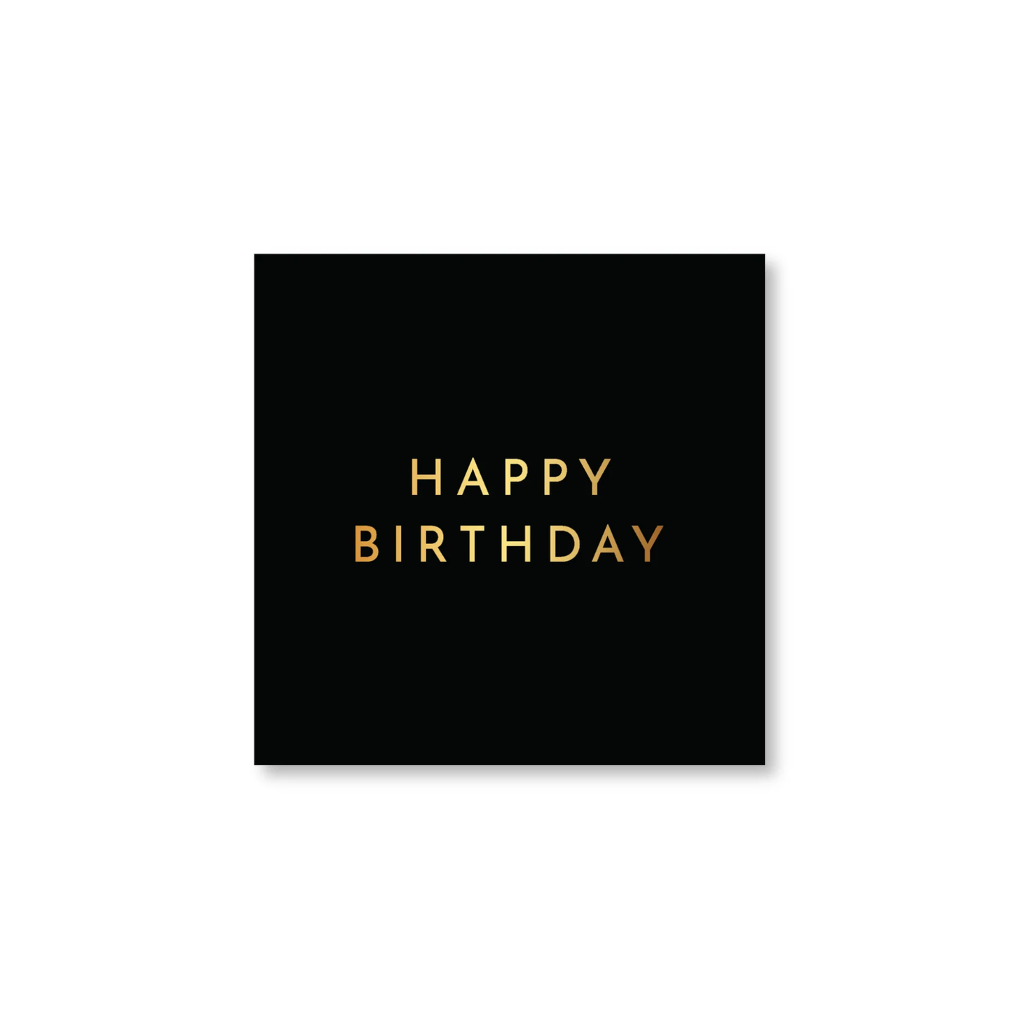 Black Noir Birthday Cocktail Napkins