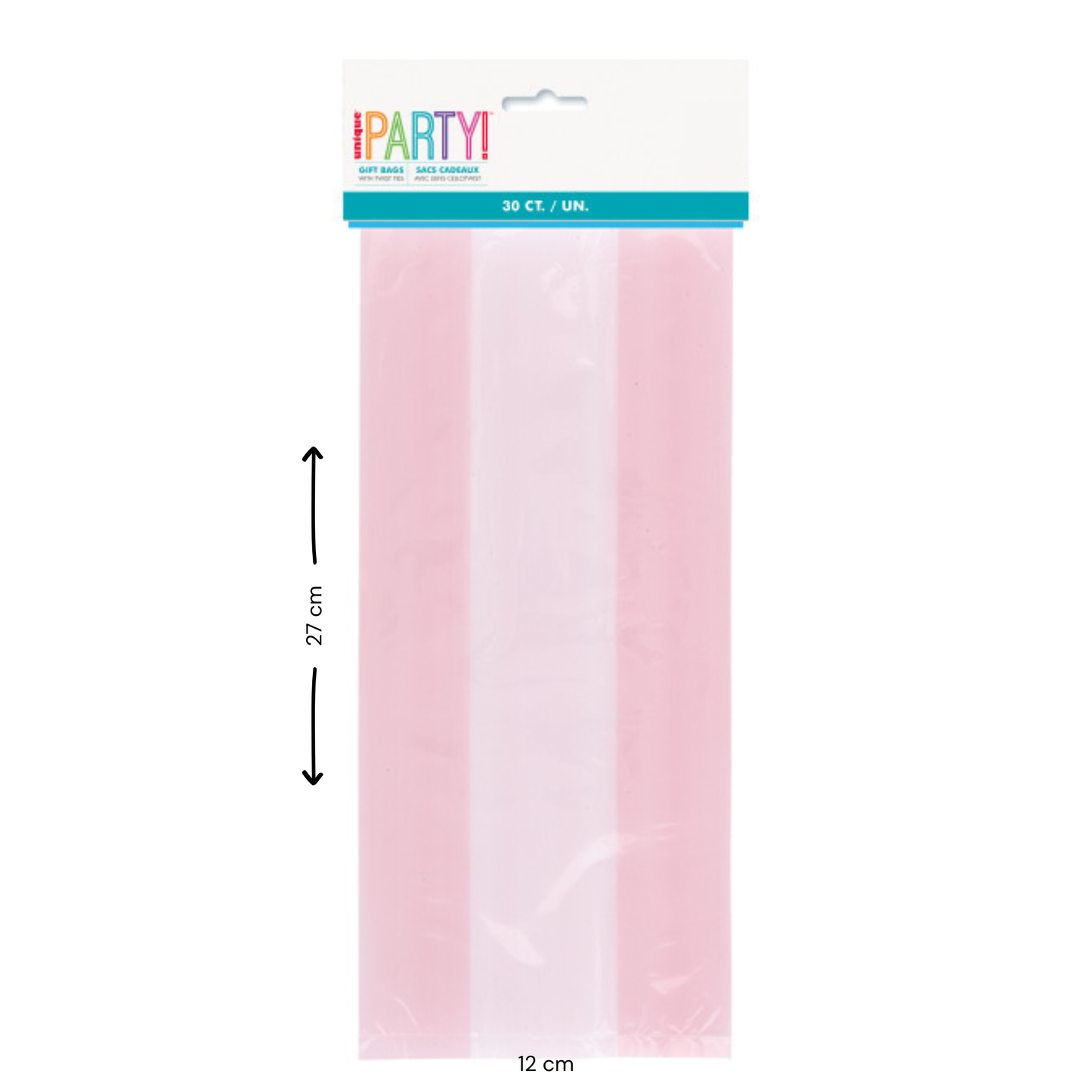 Bolsa Celofán Rosa Pastel