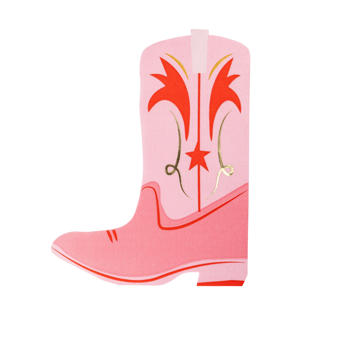 Boot Shaped Paper Dinner Napkin