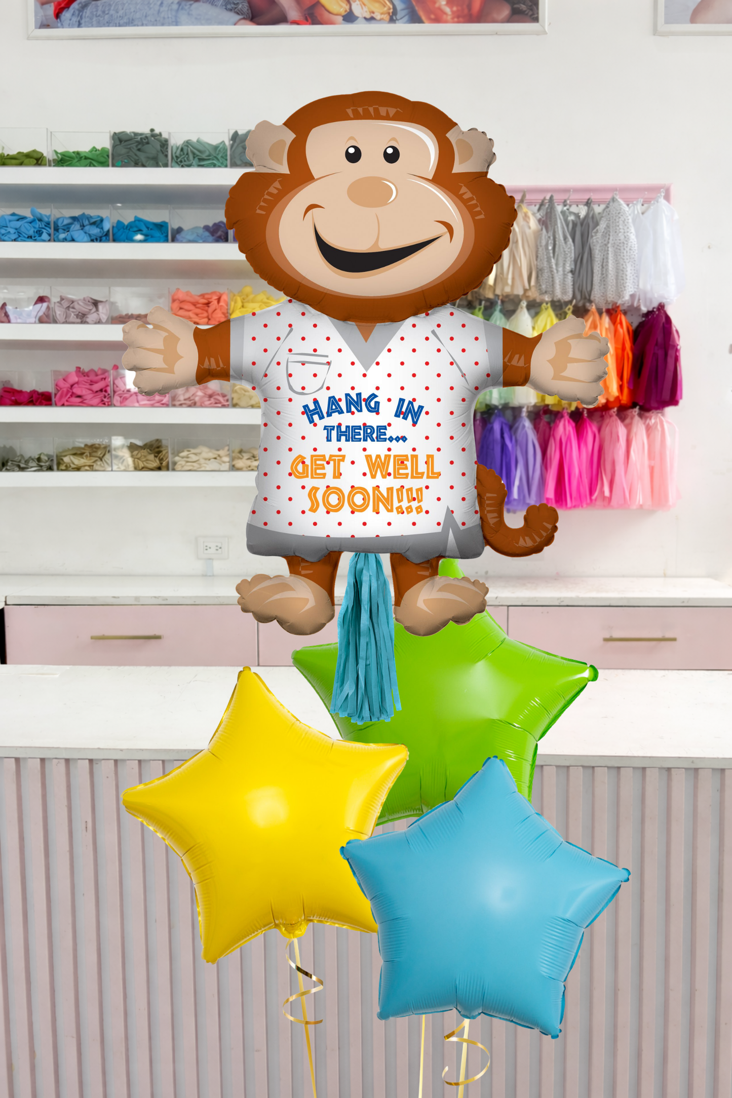 Bundle de Globos Get Well Changuito
