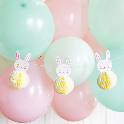 Bunny Honeycomb Banner