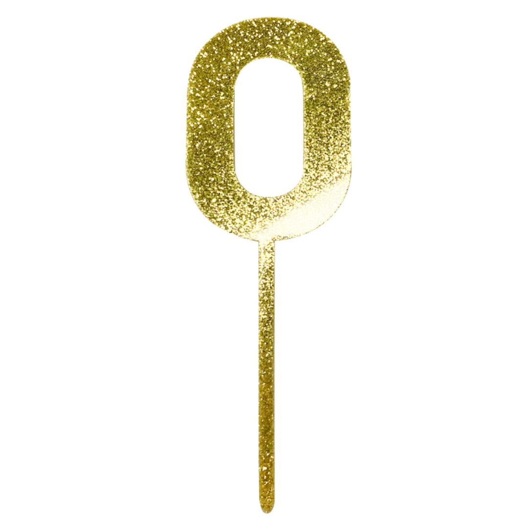 Cake Topper Número 0
