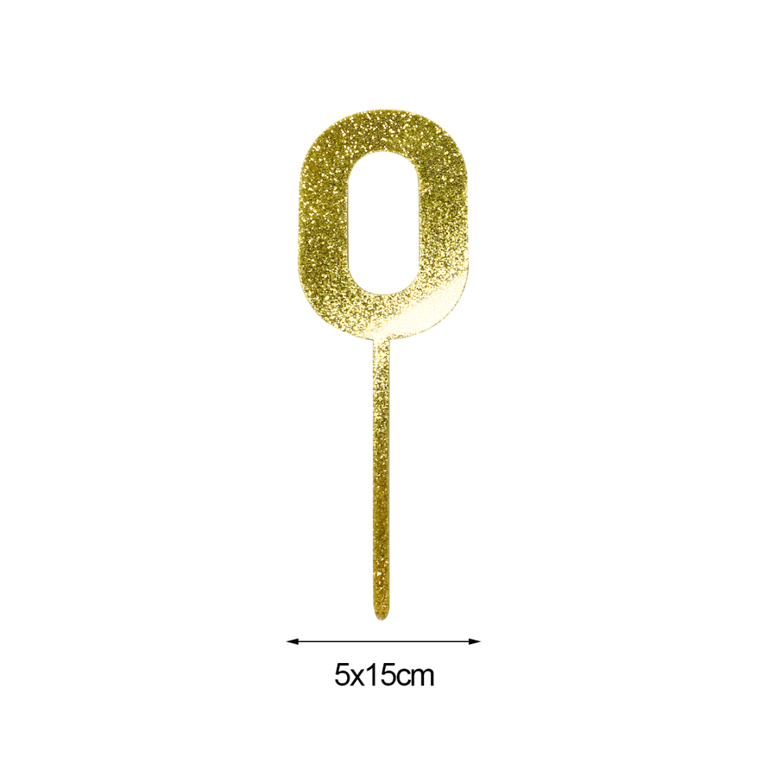 Cake Topper Número 0
