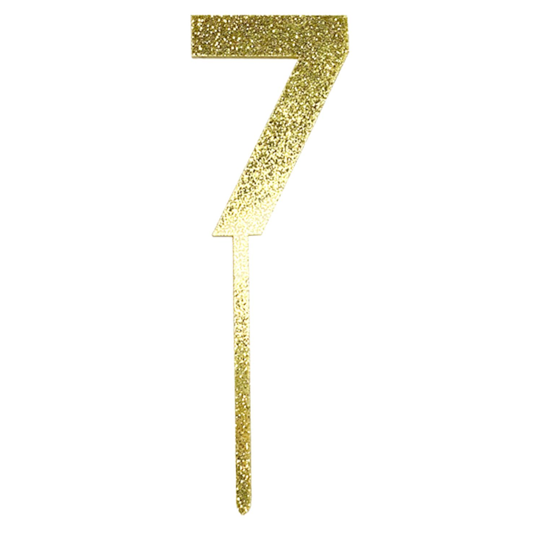 Cake Topper Número 7