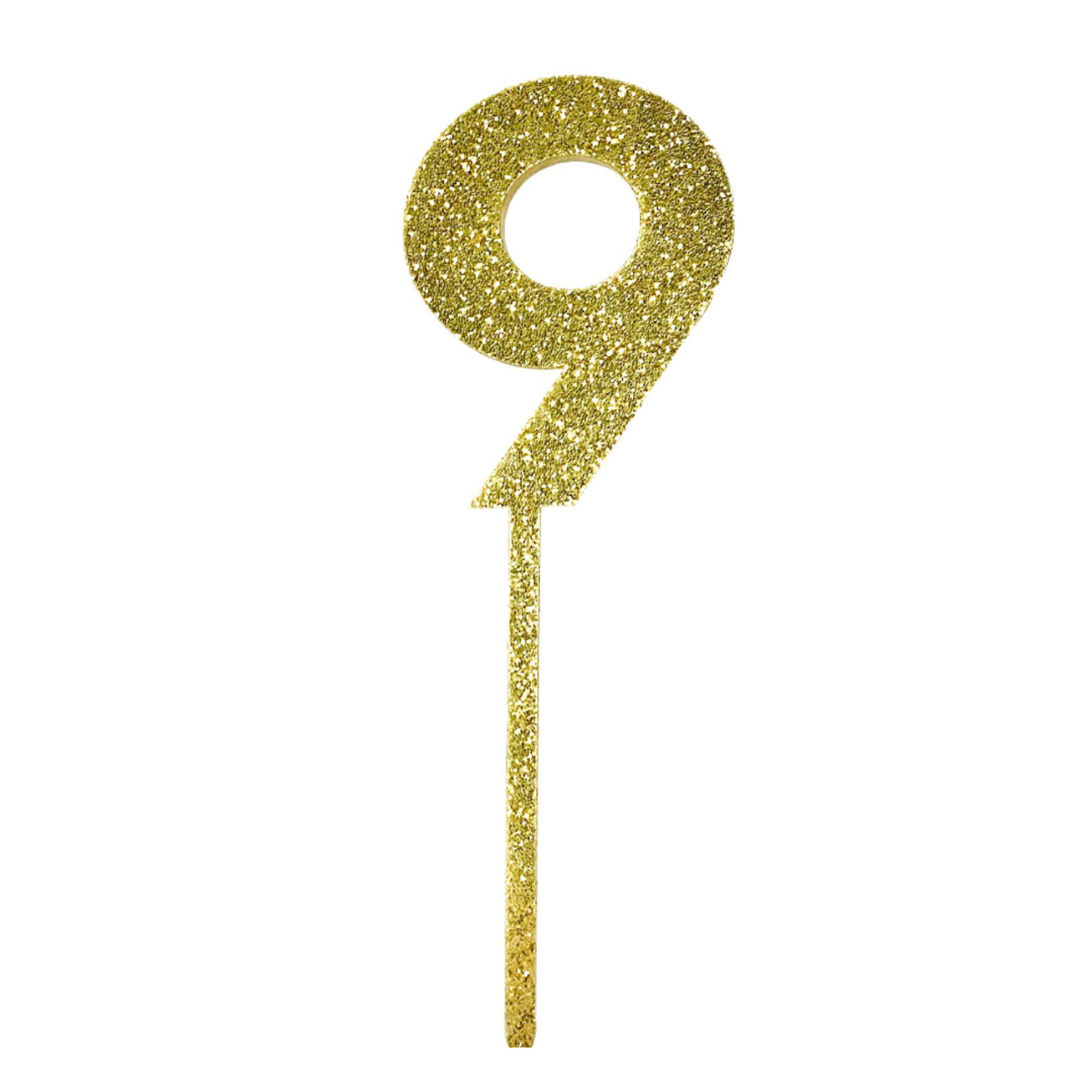 Cake Topper Número 9