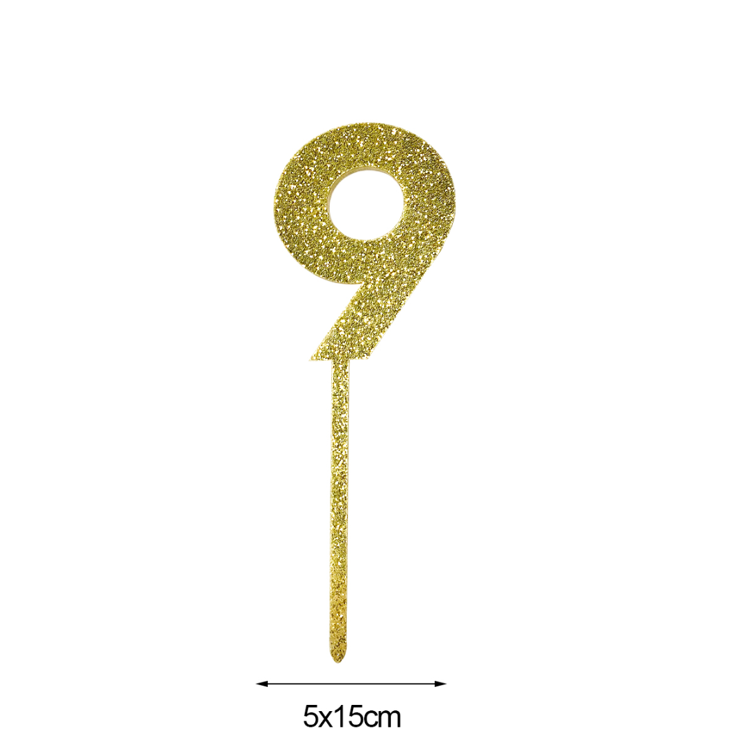 Cake Topper Número 9
