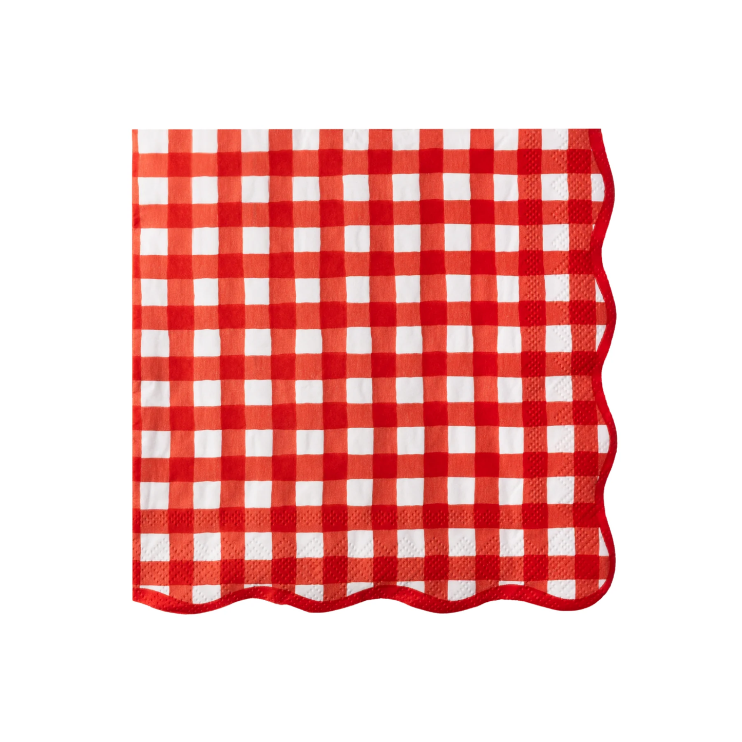 Cherry Gingham Napkins