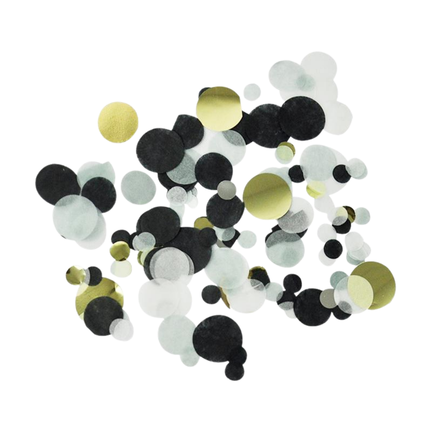 Confeti De Papel Negro