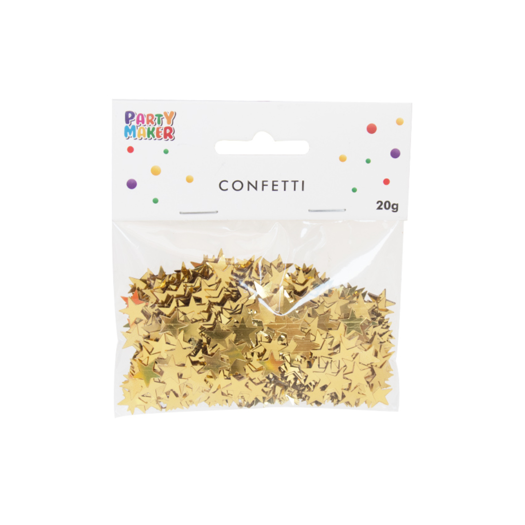 Confeti Dorado Estrellas