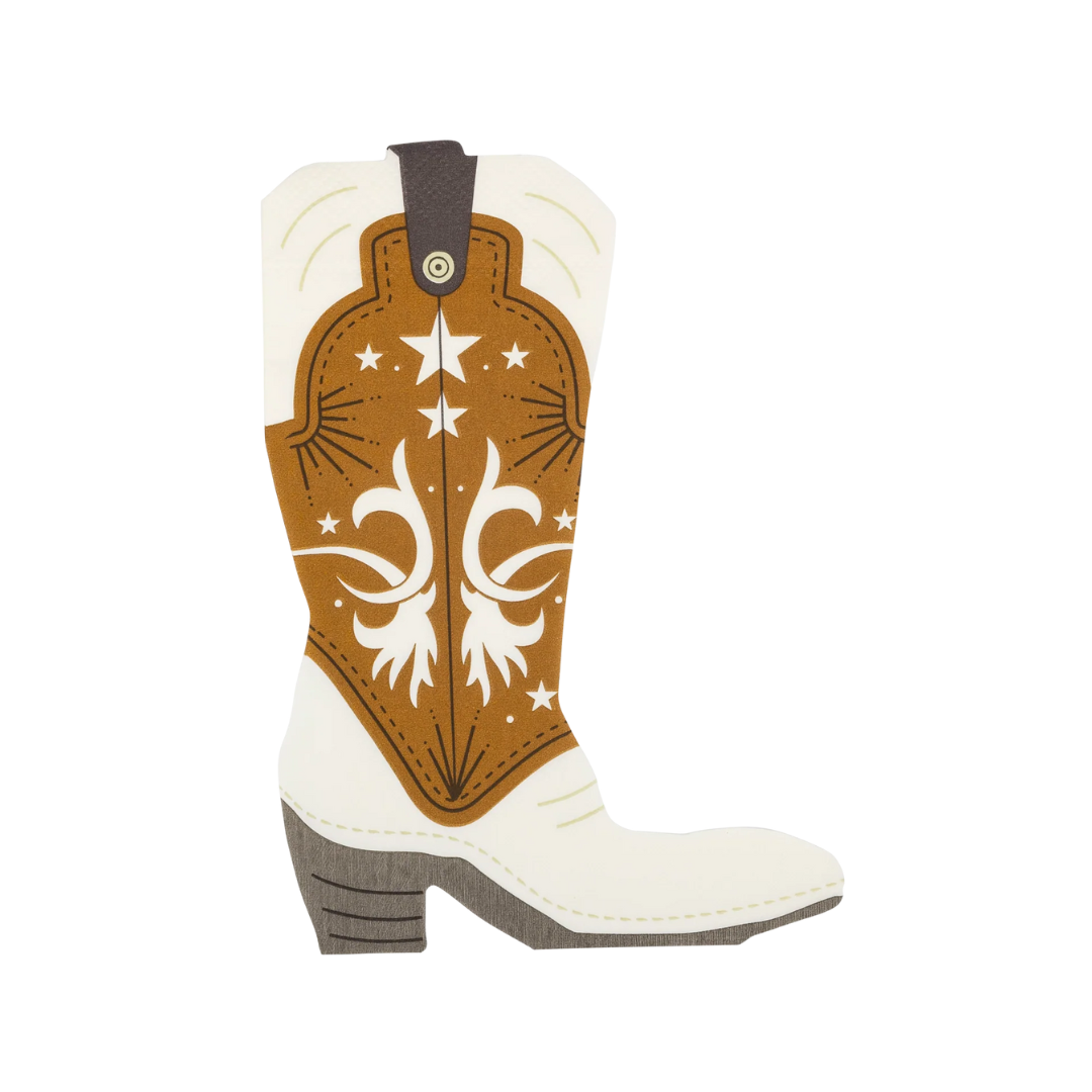 Cowboy Boot Shaped Paper Napkin