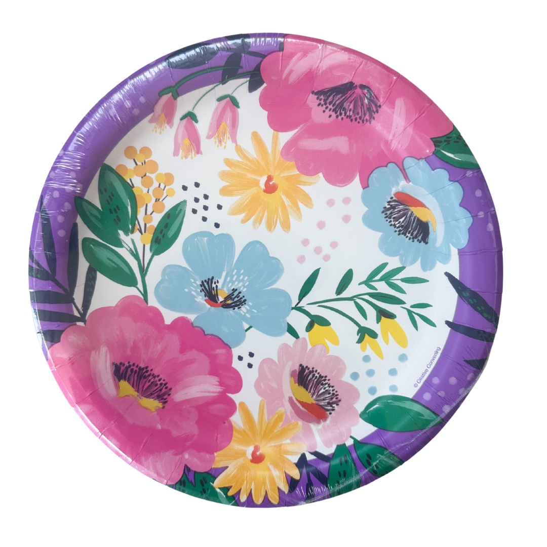 Fresh Florals Plato 9"