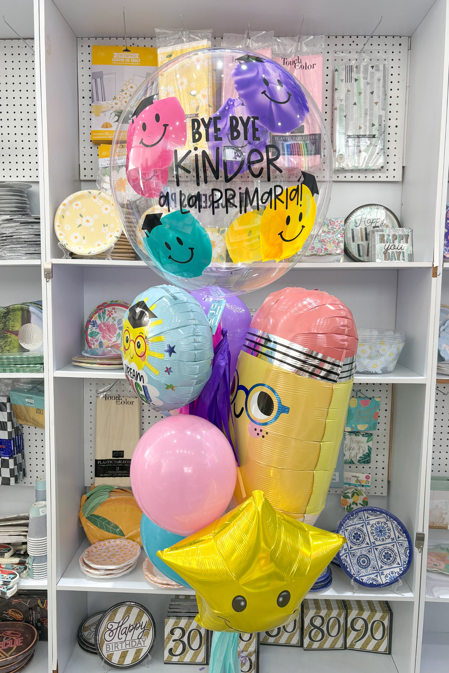 GLOBO BURBUJA BUNDLE HAPPY FACES GIRL
