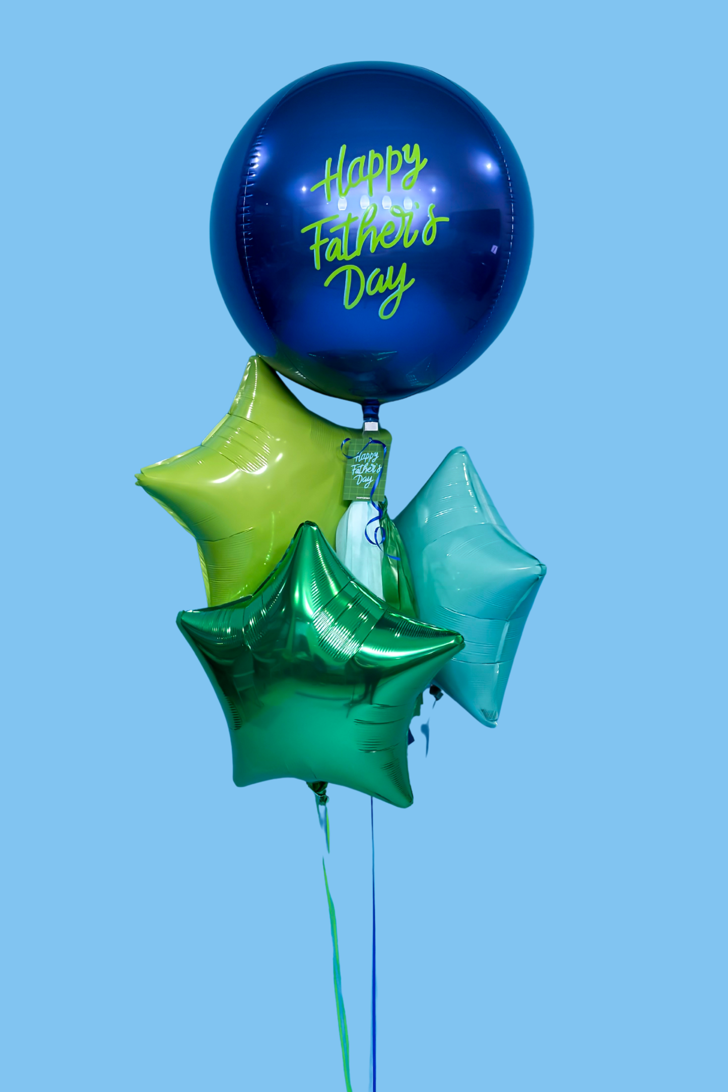 GLOBO ESFERA HAPPY FATHER'S DAY + ESTRELLAS
