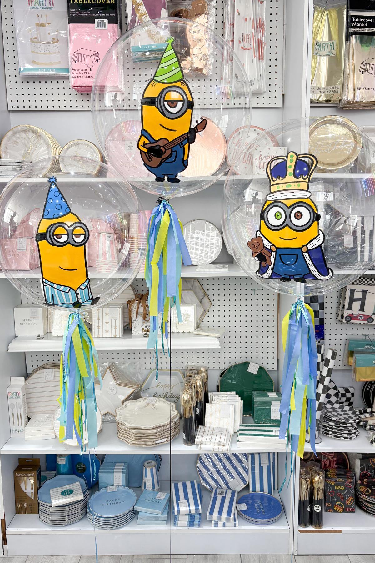 GLOBOS BURBUJAS MINIONS