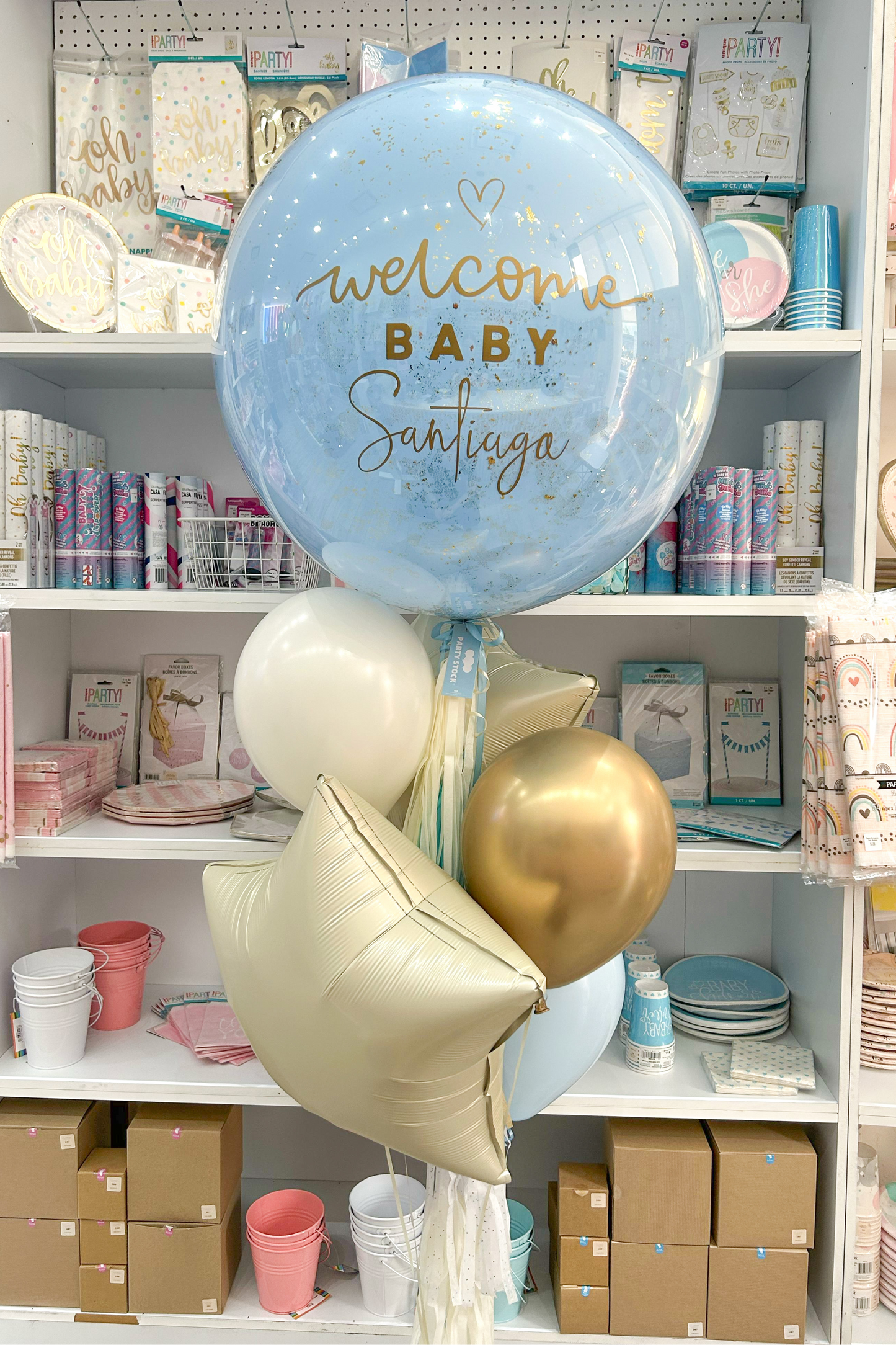 Welcome Baby Balloons