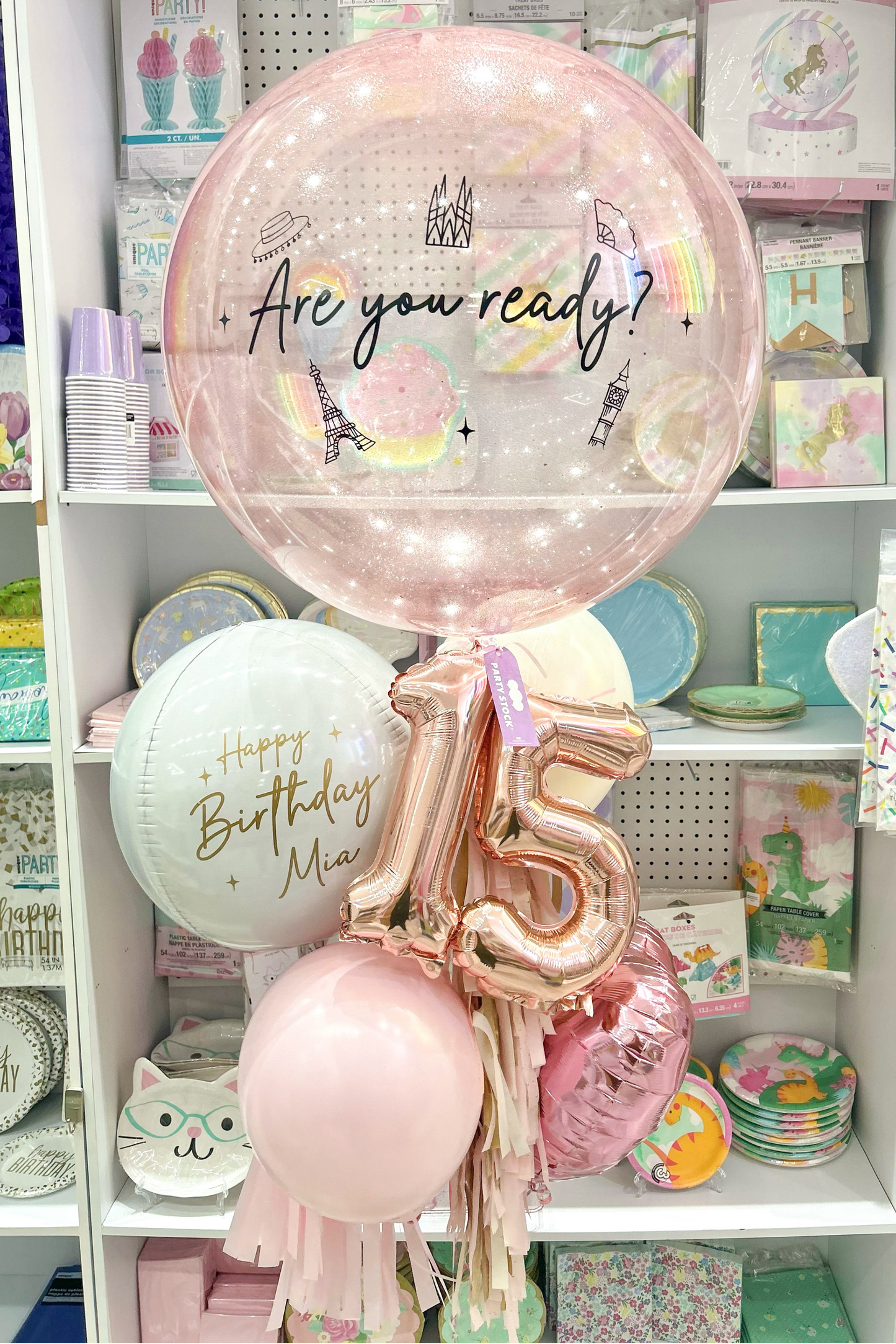 Bouquet de Globos con Glitter