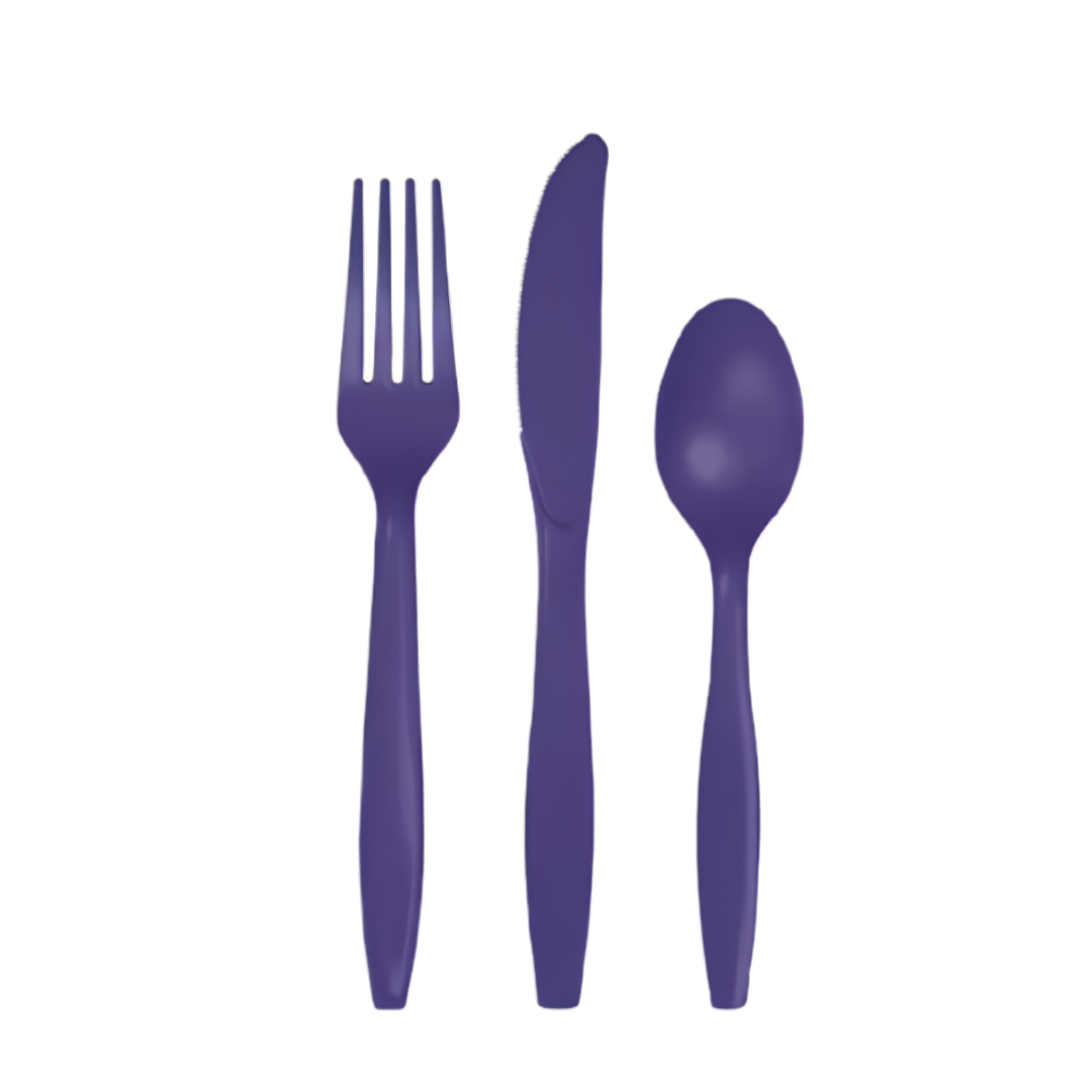 Cubiertos Surtidos Morado