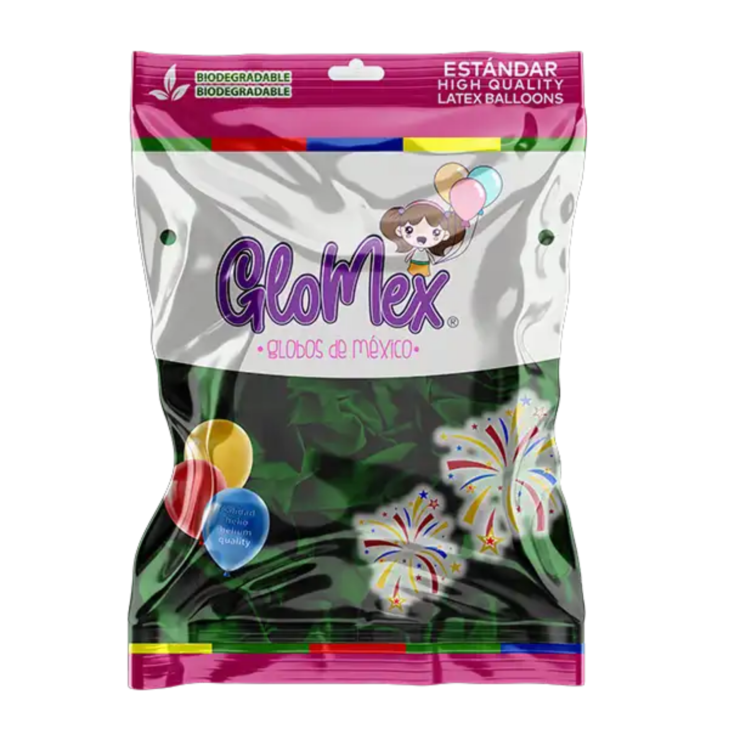 Globo Látex Verde Oscuro