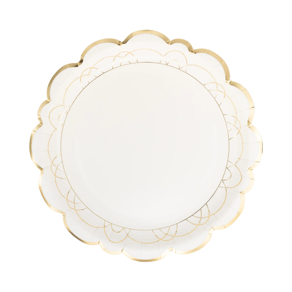 Gold Fancy Edge 9" Plate