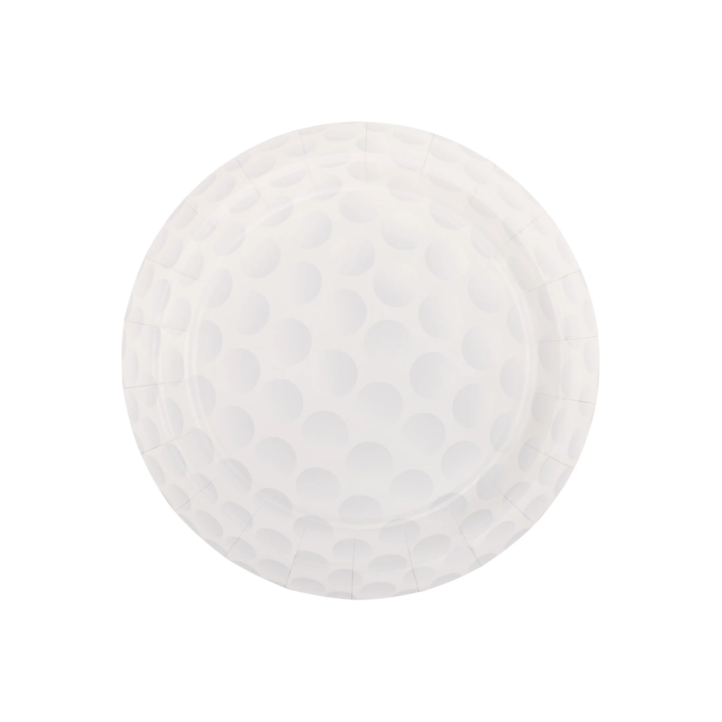 Golf Ball Paper Plate