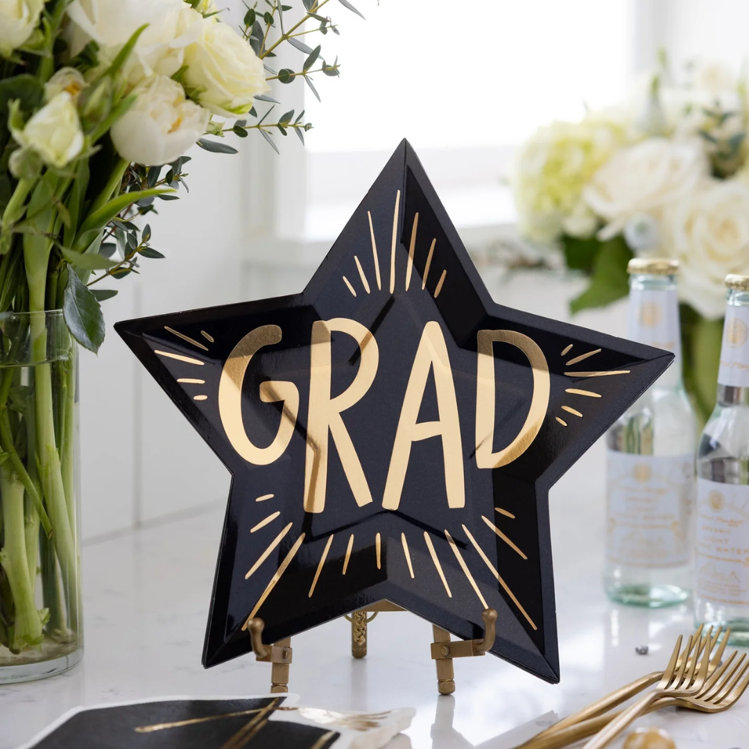 Grad Star Shaped Plate