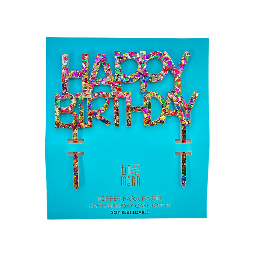 Happy Birthday Cake Topper