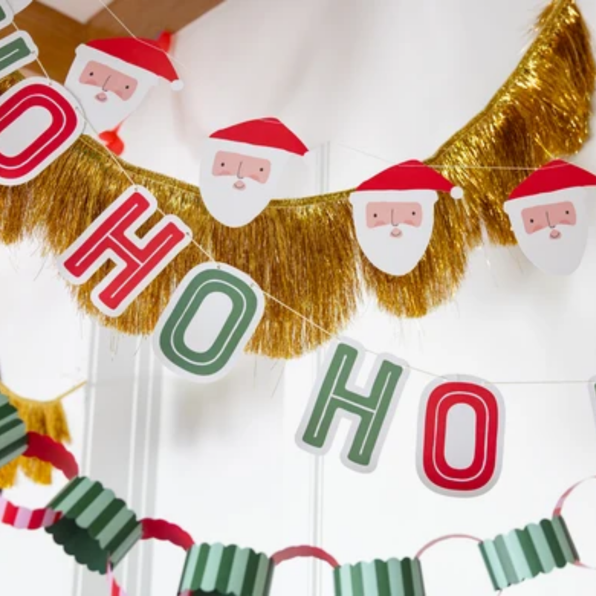Ho Ho Santa Banner Set