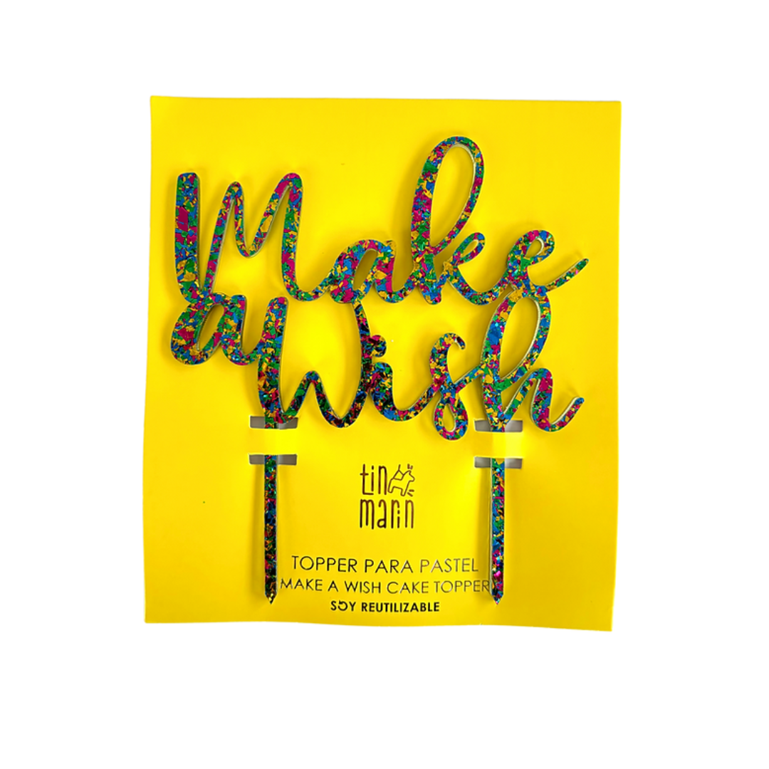 Make a wish Cake Topper