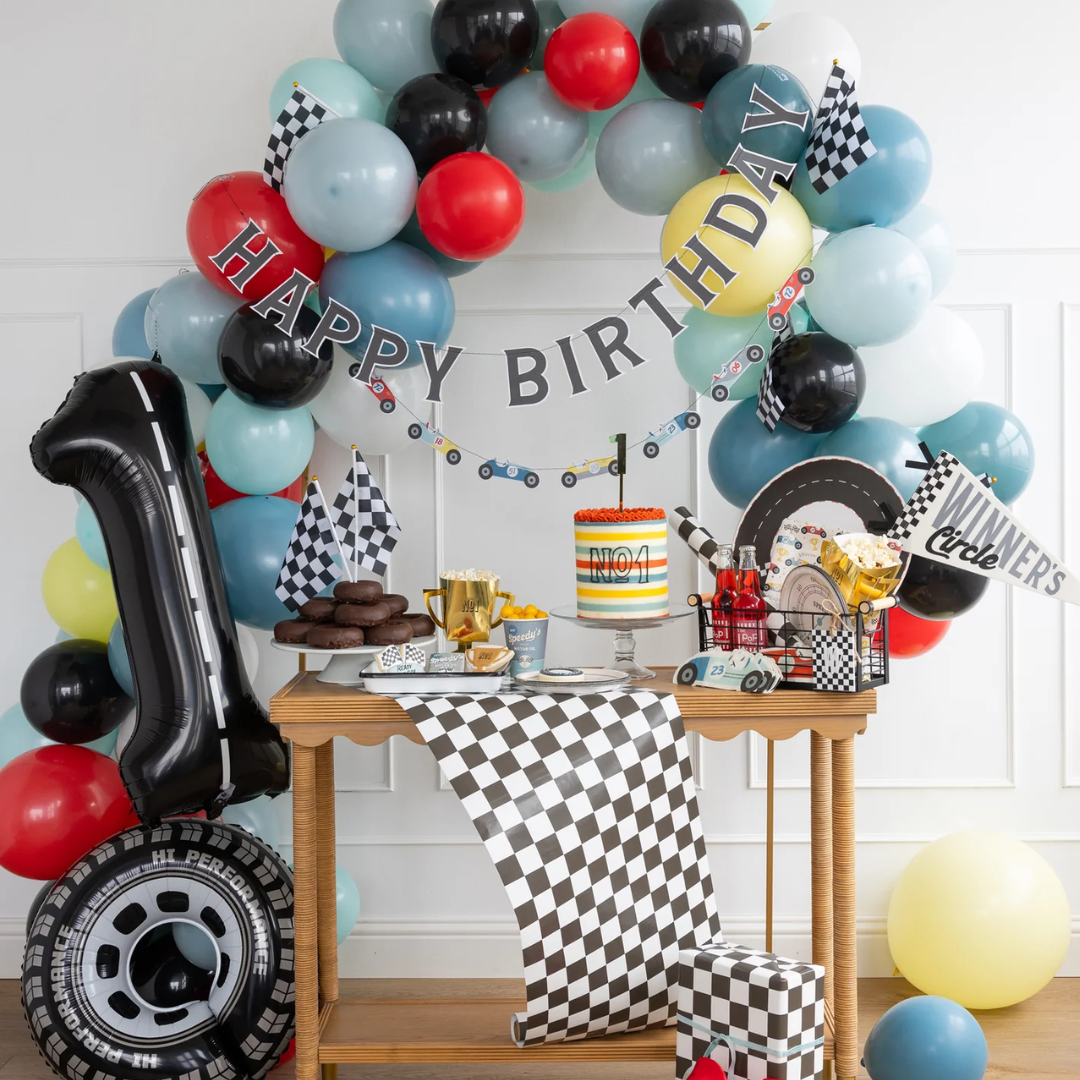 Checkered Flag Table Runner