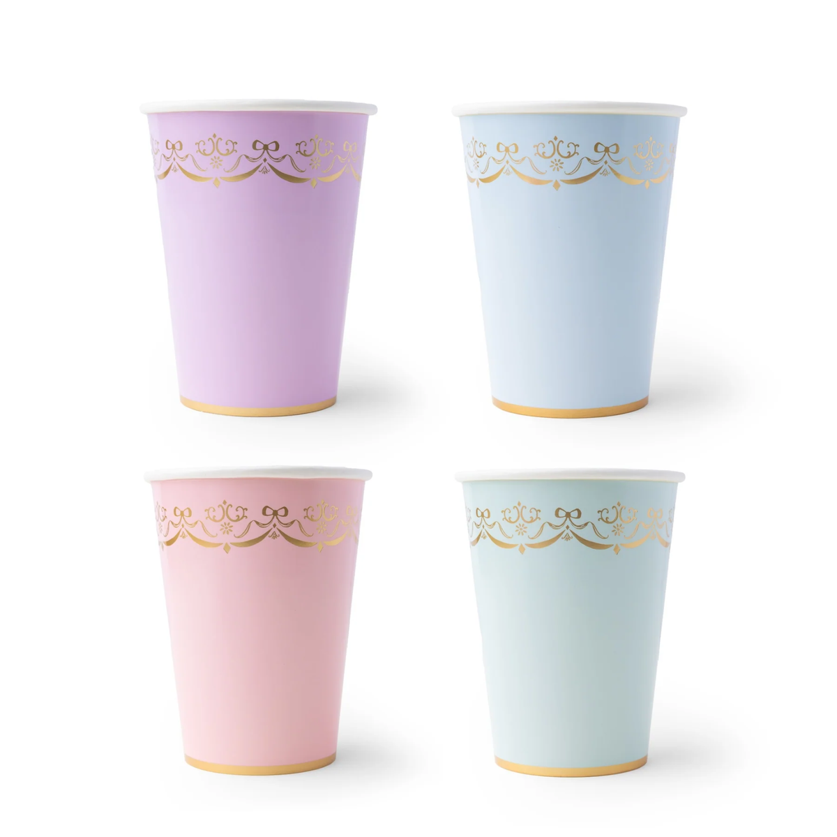 Parisian Pastel Rococo Cups
