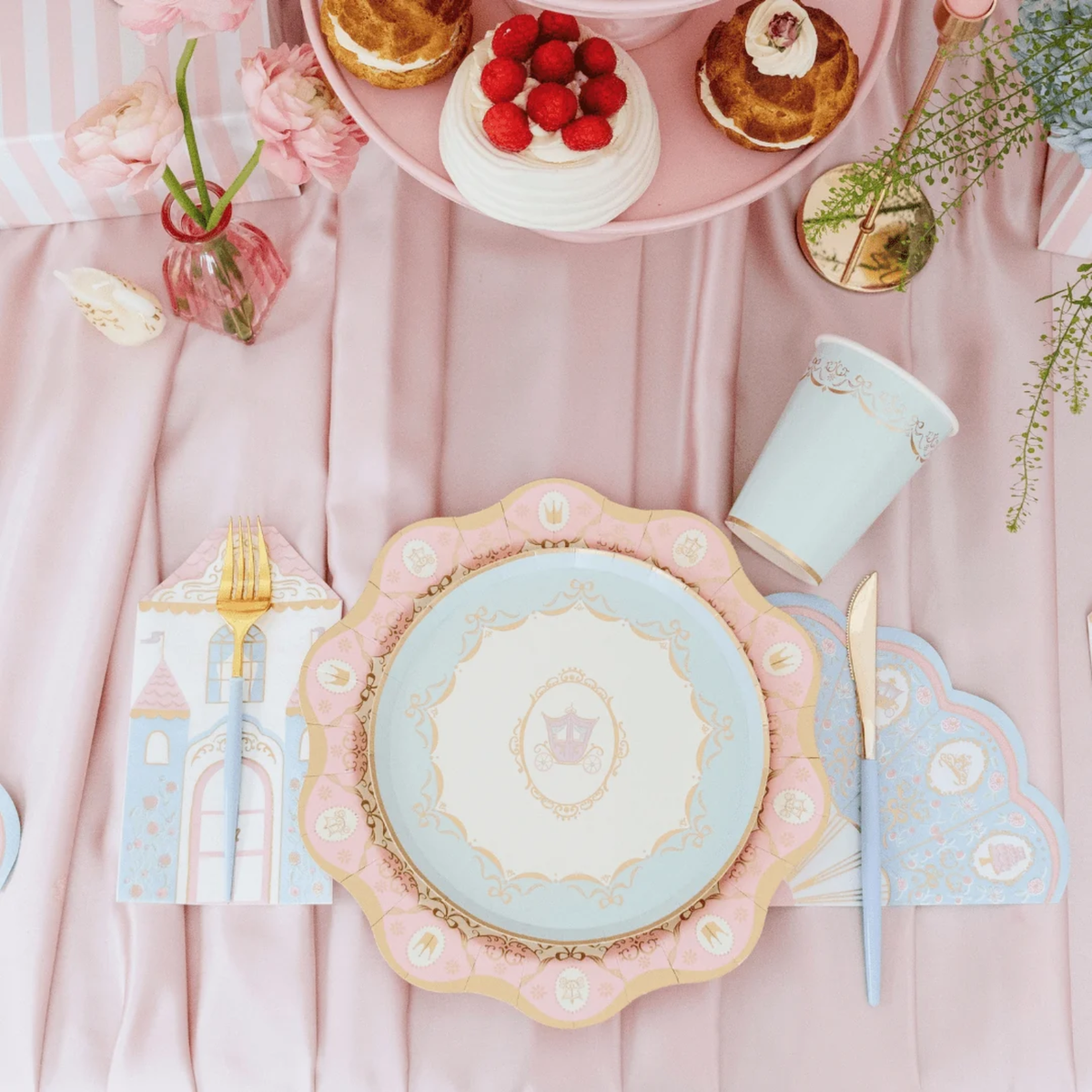 Parisian Princess Cake Plates