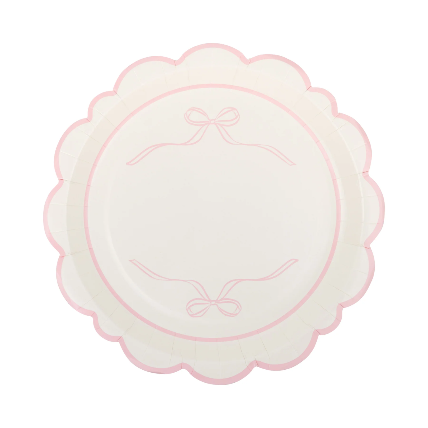 Pink Bow Plates