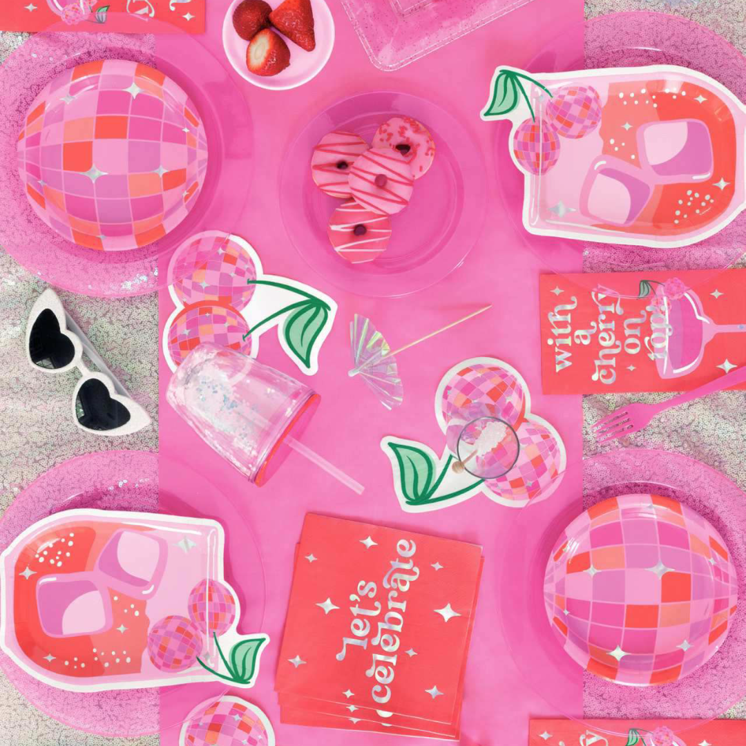 Plate 10" Pink Translucent (Copia)