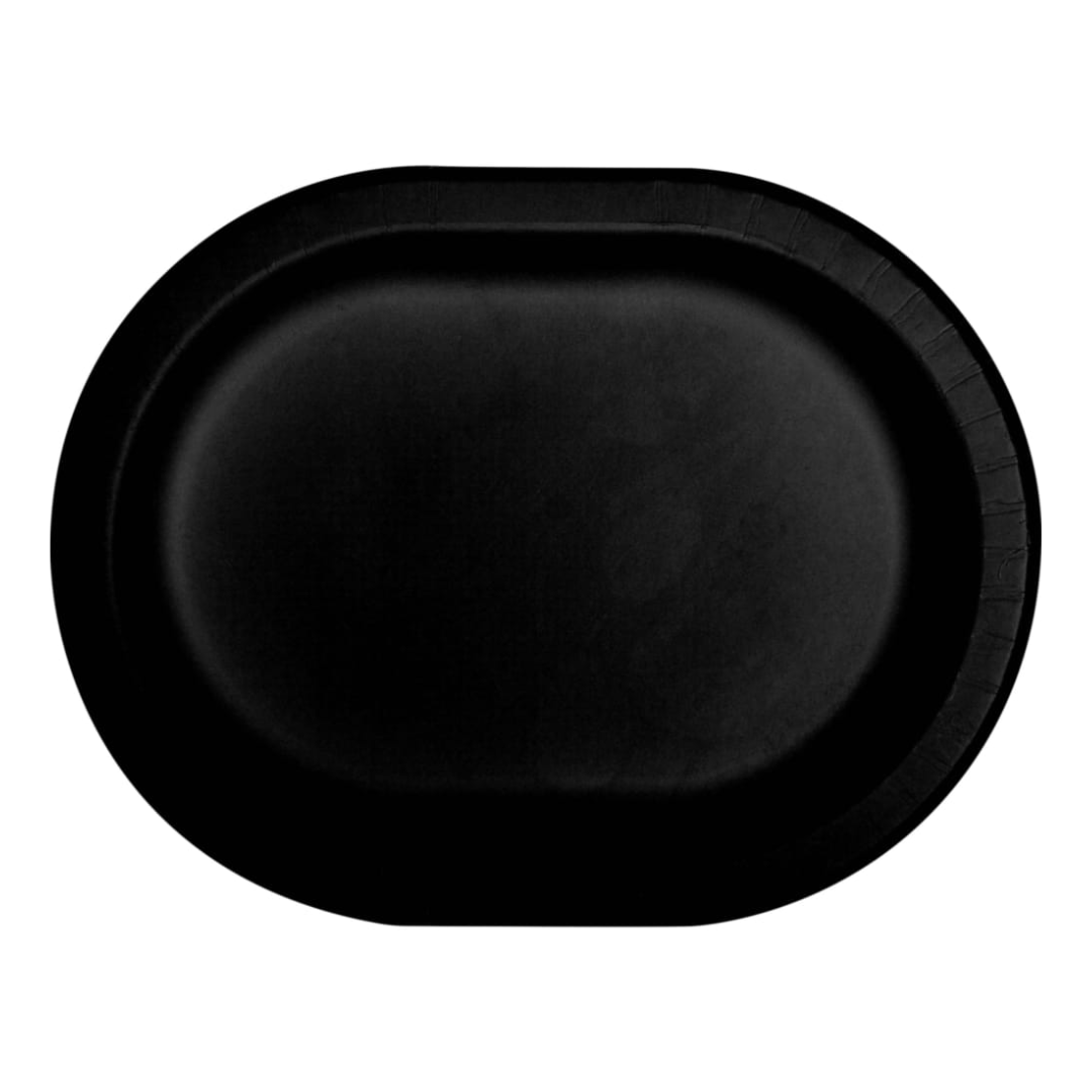 Plato Ovalado 12"x9" Negro