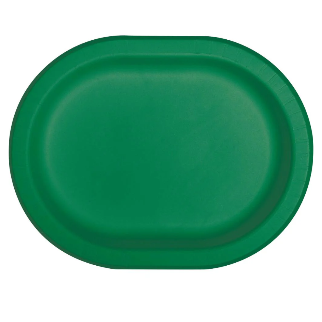 Plato Ovalado 12"x9" Verde
