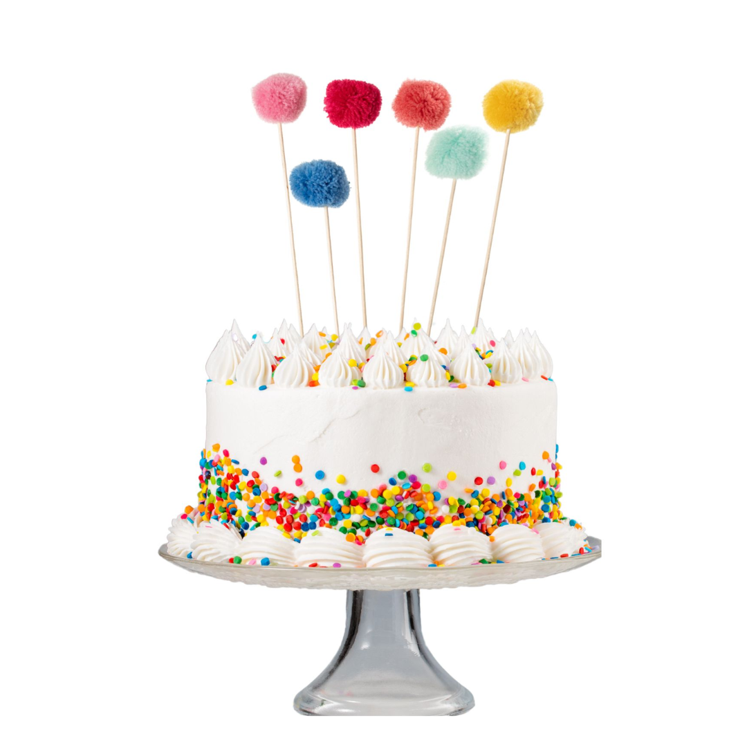 PomPom Cake Topper