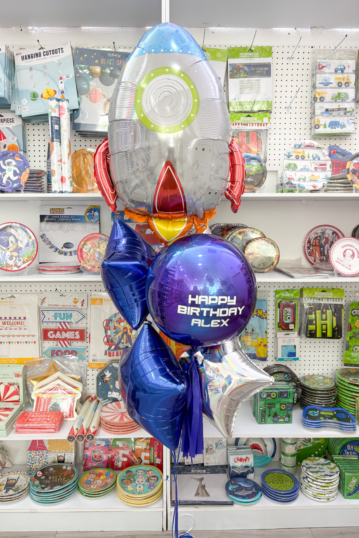 RAMILLETE GLOBOS ESPACIO