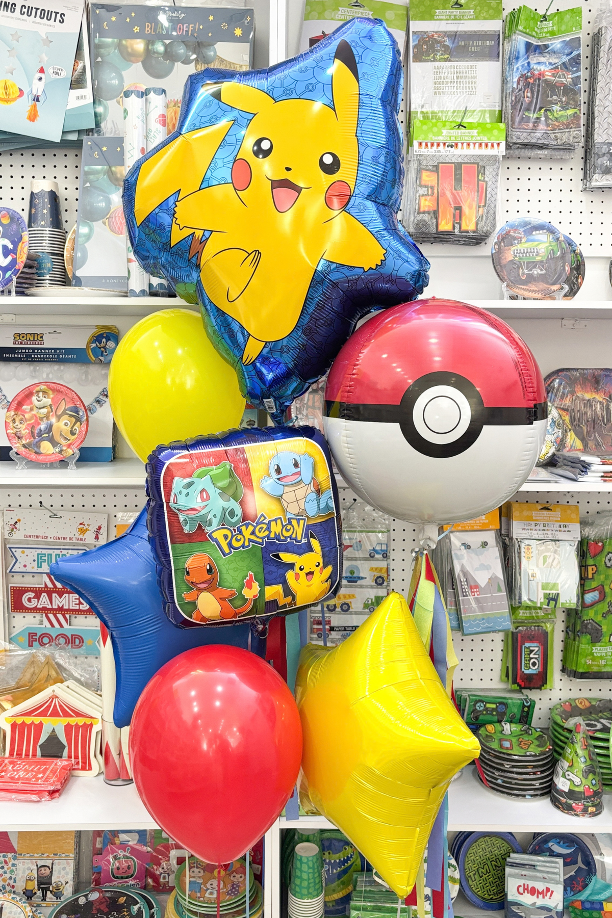 RAMILLETE GLOBOS POKEMON