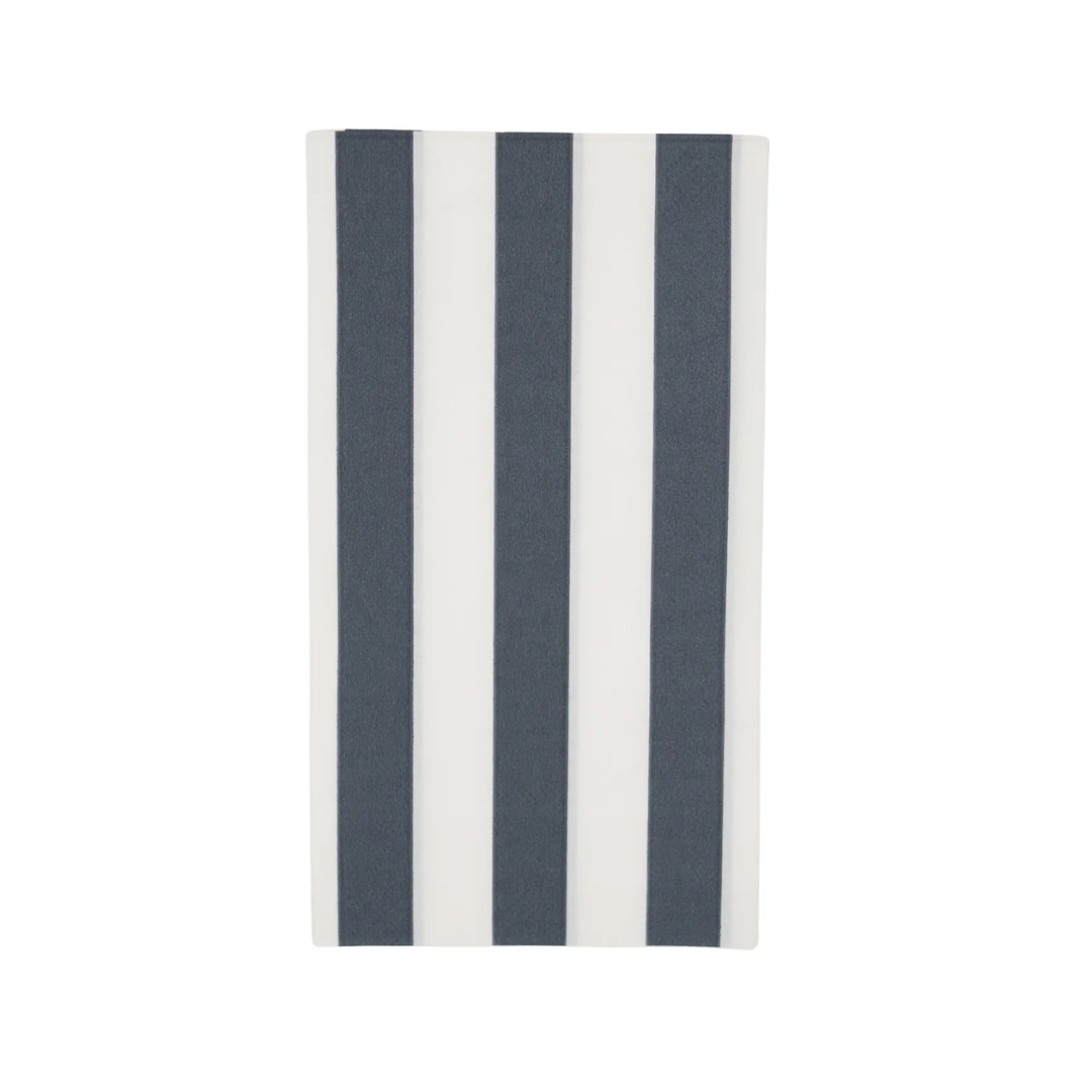 Servilletas Guest Midnight Blue Stripes