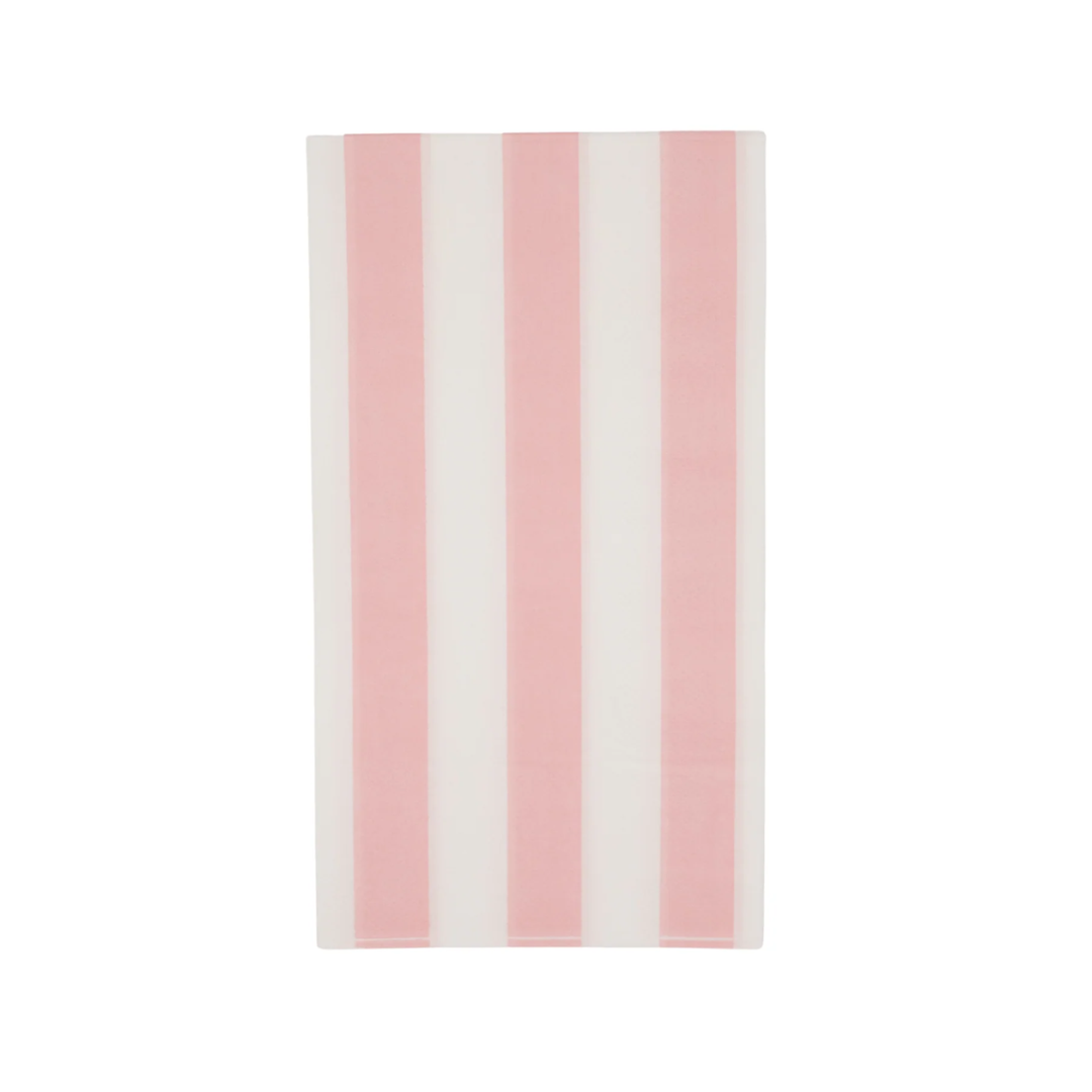 Servilletas Guest Petal Pink Stripes