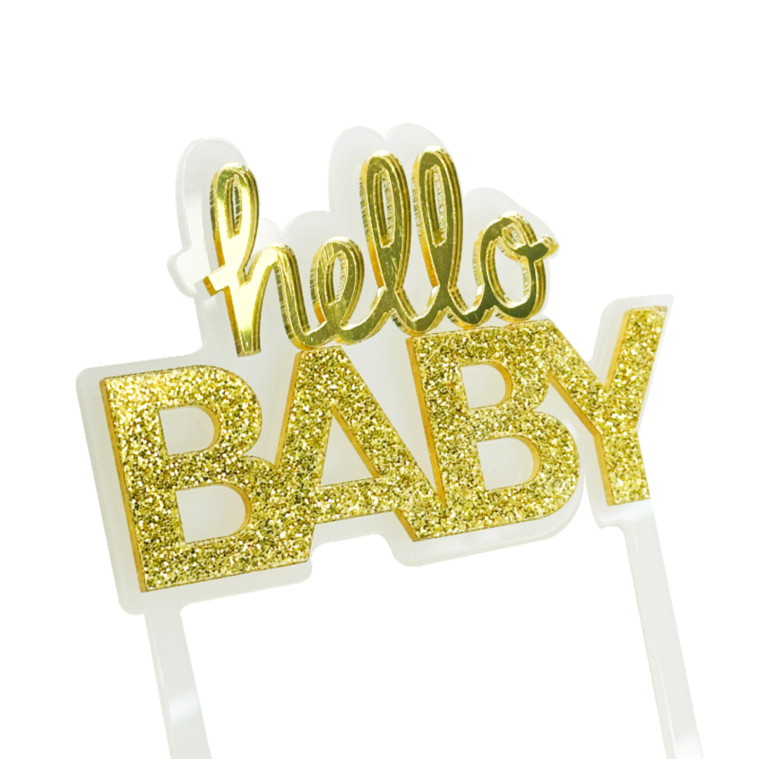 Cake Topper Baby (3pz)
