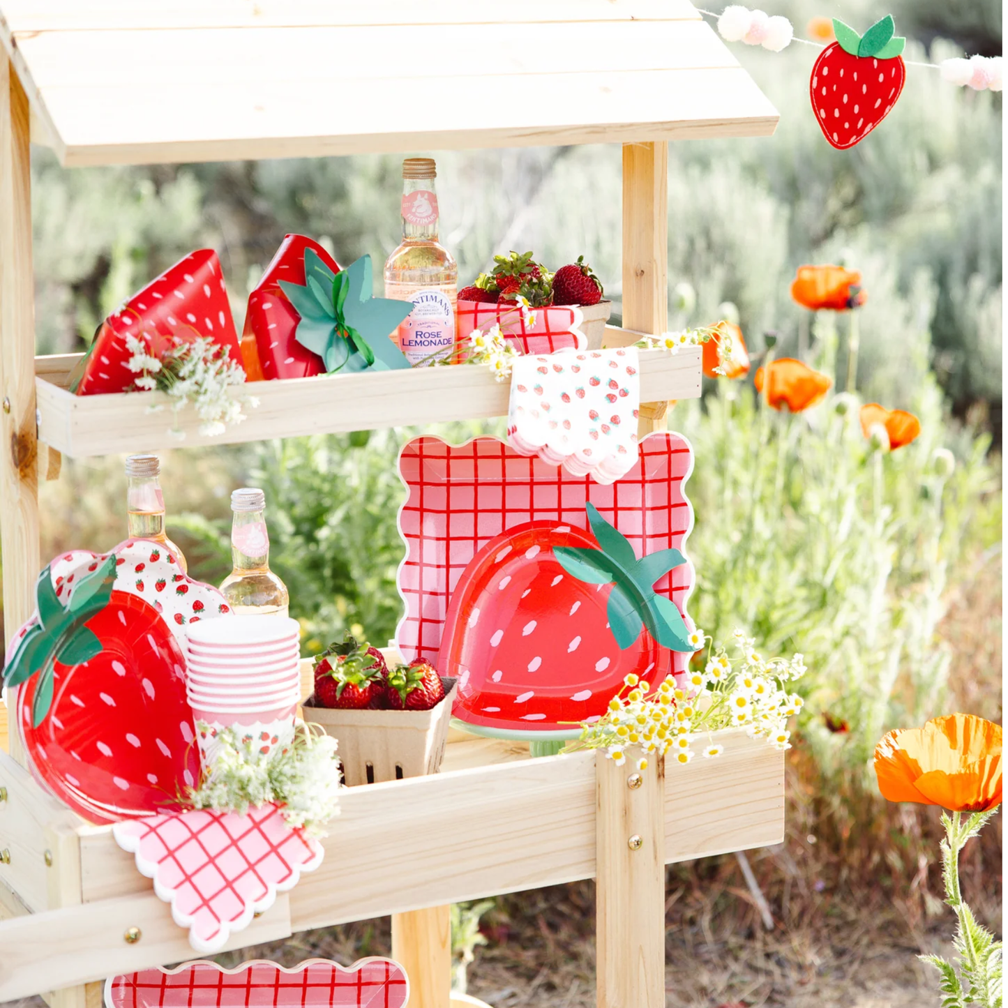 Strawberry Shaped Plate
