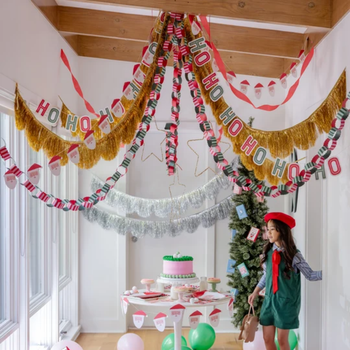 Striped Paper Chain