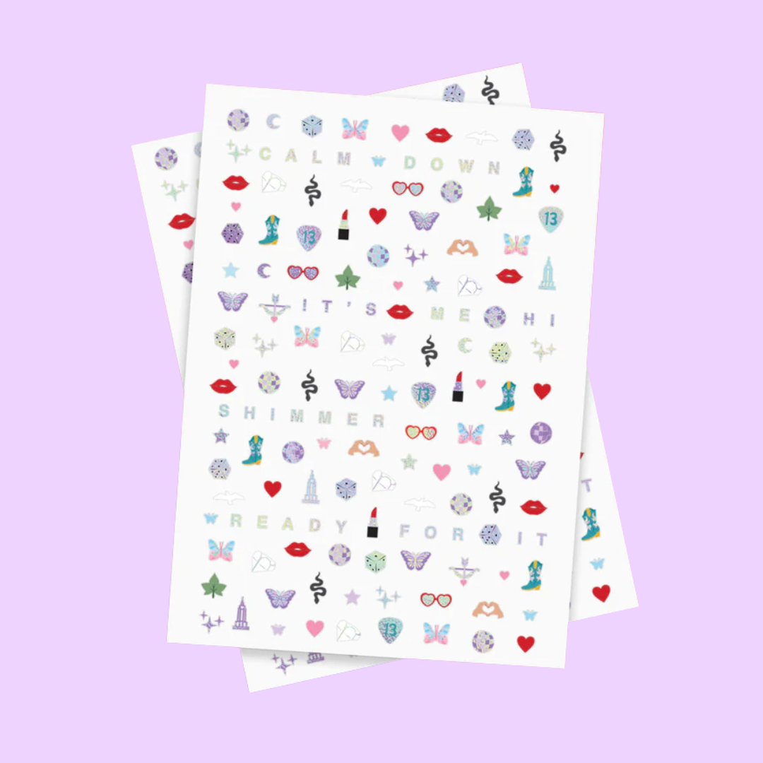 Taylor Swift Nail Stickers