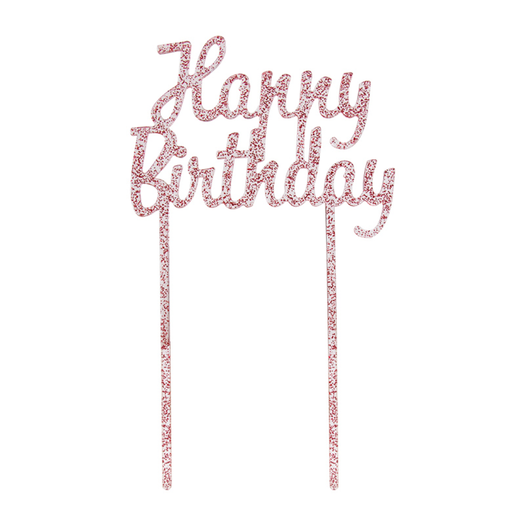Topper Happy Birthday Rosa